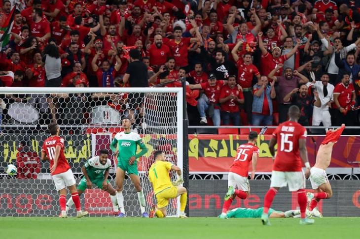 أحتفال جماهير الأهلي