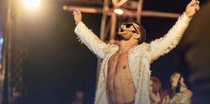 محمد رمضان في حفل العراق