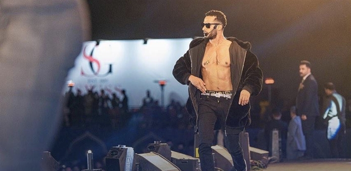 محمد رمضان في حفل العراق