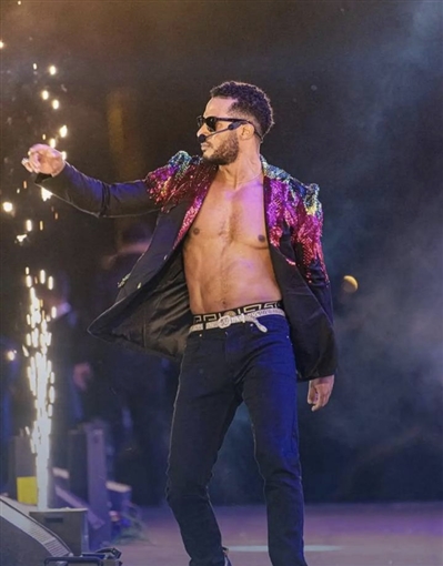 محمد رمضان في حفل العراق