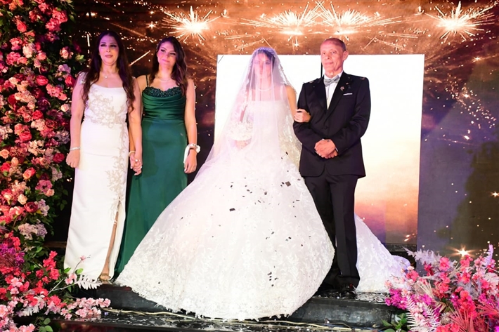 حفل زفاف ابنة المنتج عصام إمام