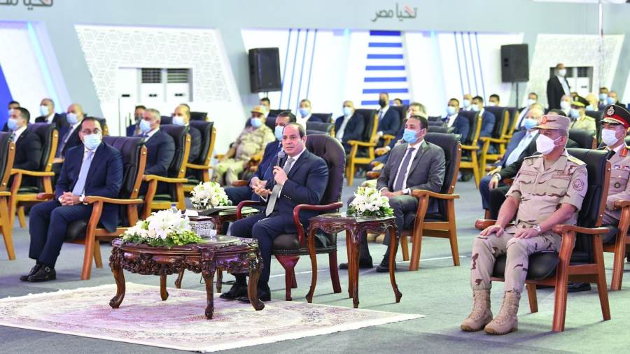 افتتاح مشروعات سكنية ضمن السكن البديل للمناطق غير الآمنة بالرويسات بشرم الشيخ