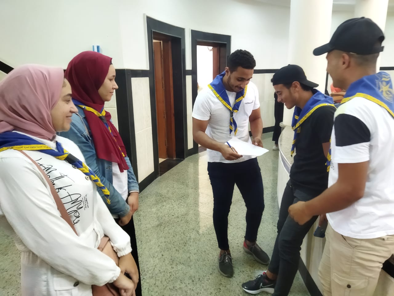 جوالةجامعة كفرالشيخ تنفذ خطة النشاط الصيفي وتنظم معسكر للخدمة العامة