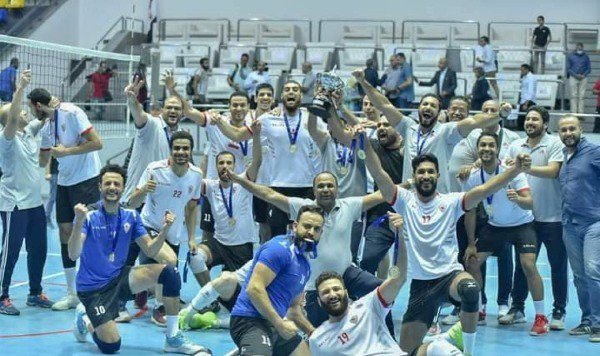الزمالك بطلا لكأس مصر للكرة الطائرة