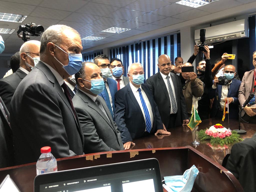 الدكتور محمد معيط وزير المالية في افتتاح مقر المديرية المالية بالقليوبية