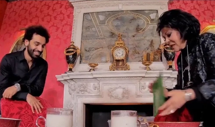 إسعاد يونس ومحمد صلاح 