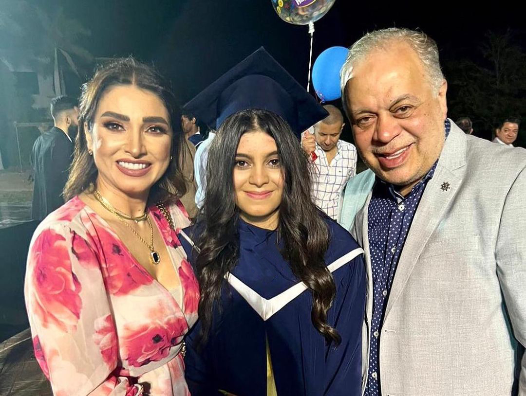 تخرج مريم ابنة روجينا وأشرف زكي