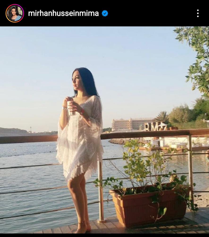 ميرهان حسين تخطف الأنظار في أحدث ظهور لها (صورة)