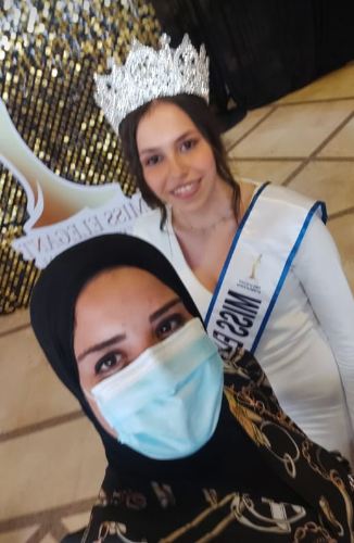 شدا حسام والصحفية زينب النجار