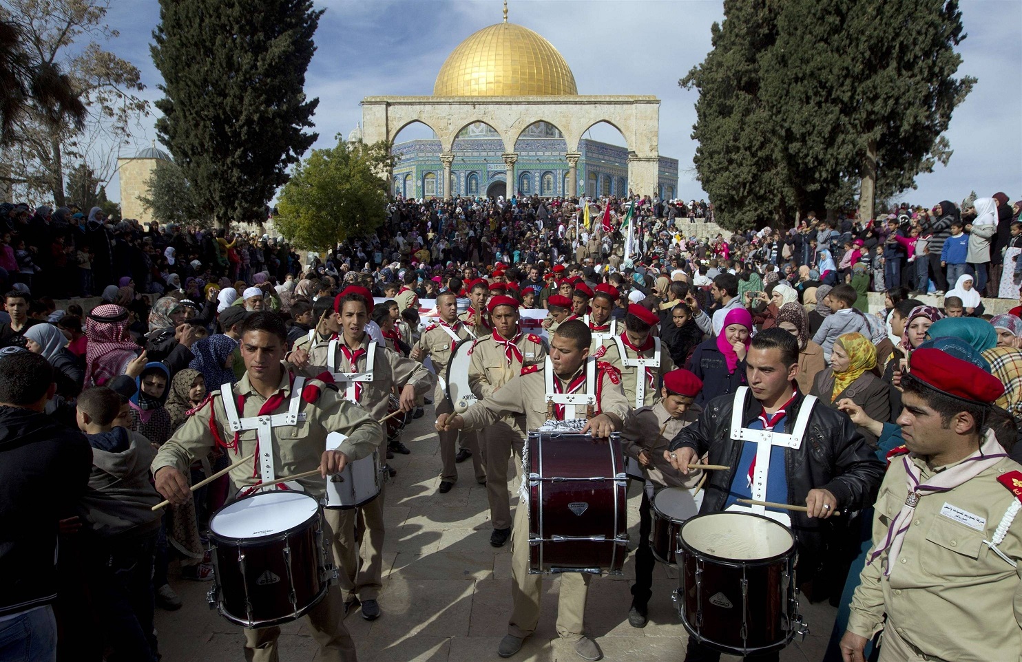 احتفالات فلسطين بالمولد النبوي الشريف