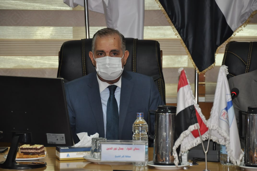 جانب من اجتماع مجلس جامعة كفر الشيخ