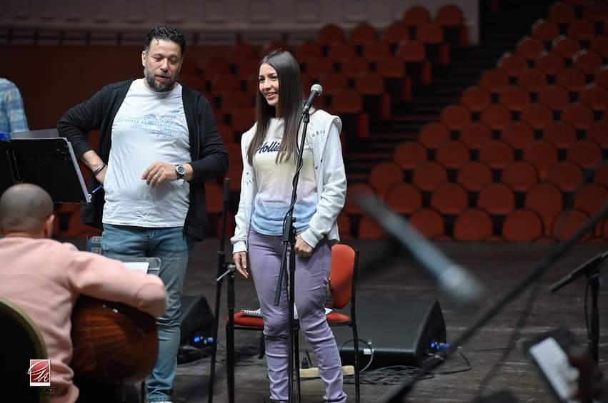 بروفات حفل جنات 