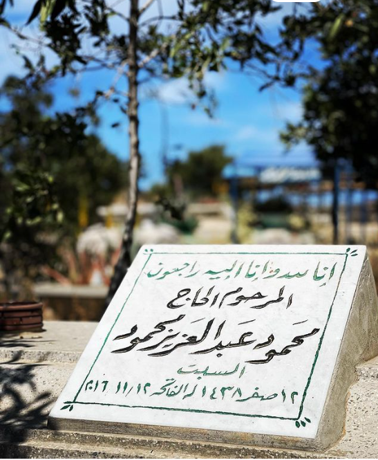 قبر الفنان محمود عبدالعزيز 