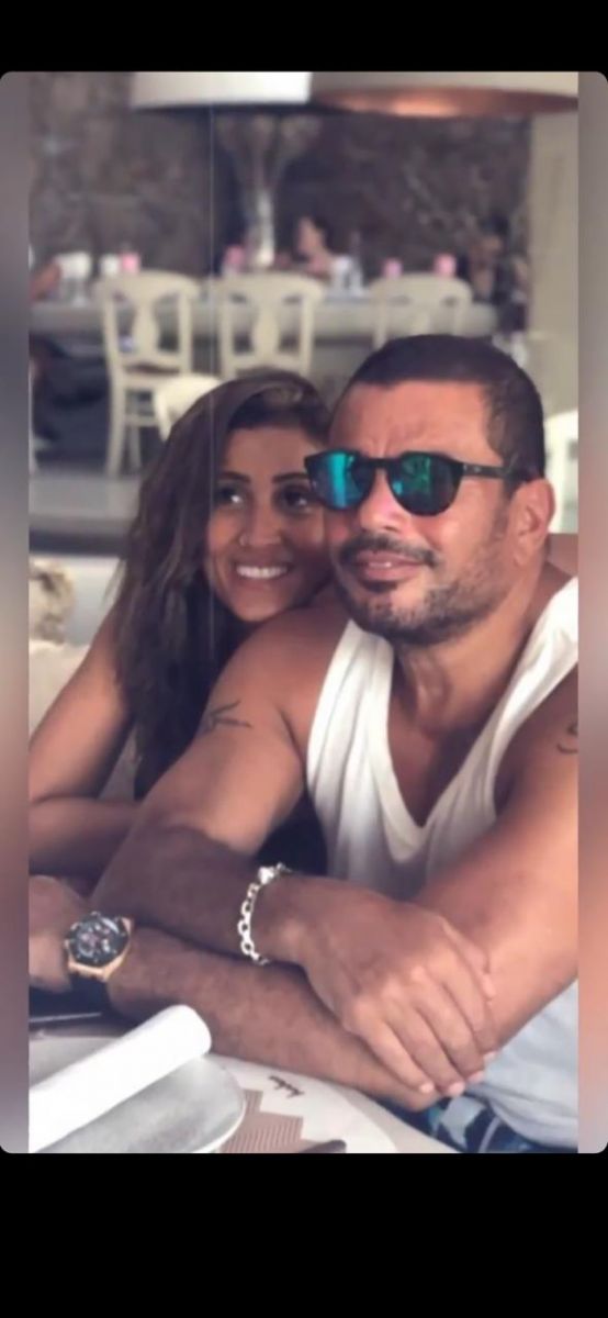 دينا الشربيني وعمرو دياب