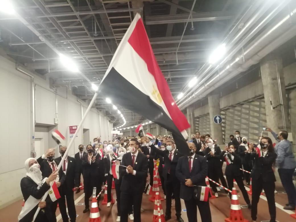 علم مصر في دورة الألعاب الأوليمبية طوكيو 2020