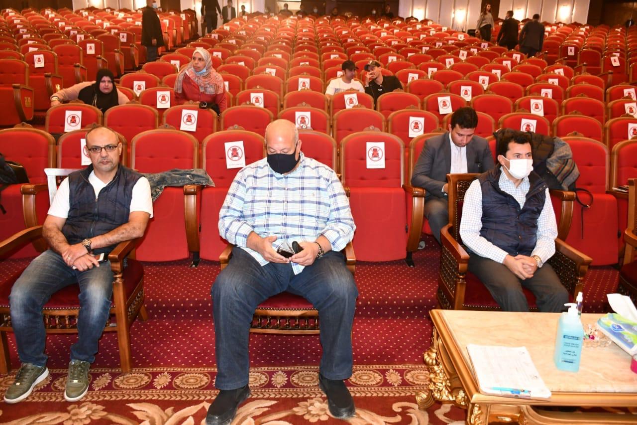 أشرف صبحي خلال بروفة احتفالية قادرون باختلاف