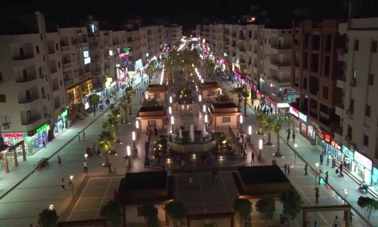 مشروع الممشى السياحي بمدينة الغردقة