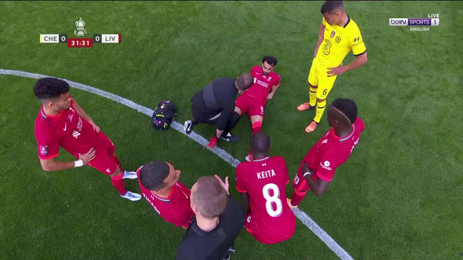 إصابة محمد صلاح