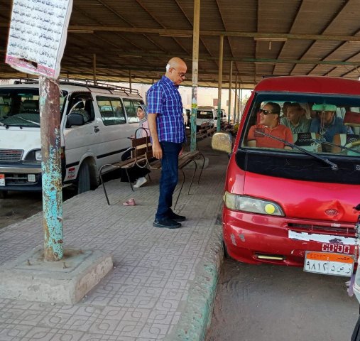 حملات من رؤساء المراكز علي مواقف السيارات بالشرقية لمتابعة تعريفة الأجرة