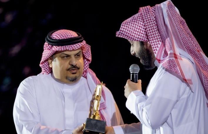 الأمير عبد الرحمن بن مساعد والمستشار تركي آل الشيخ