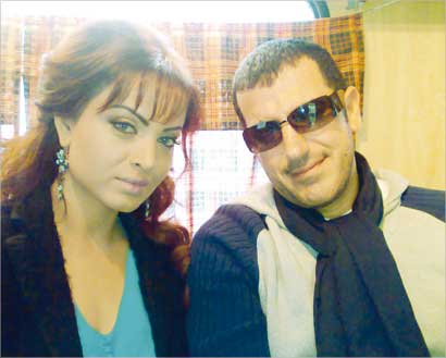 فايق حسن وزوجته الأولى مارتا