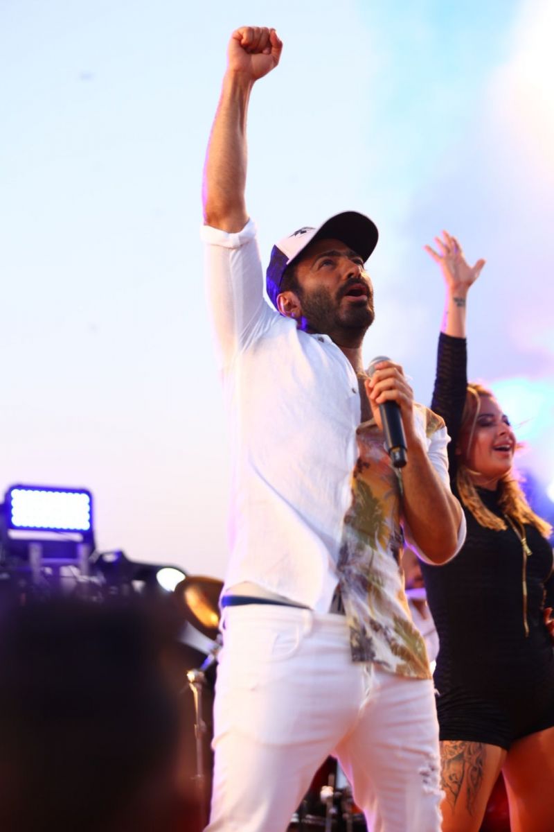 حفل تامر حسني في العلمين الجديدة