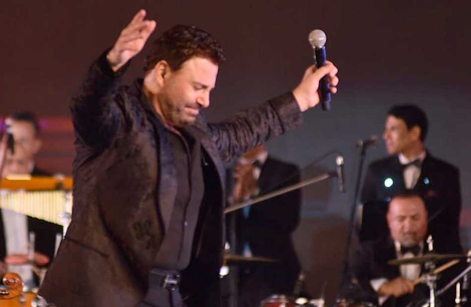 عاصي الحلاني من حفل مهرجان الموسيقى العربية 2021