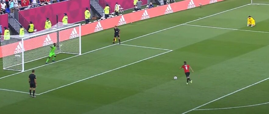 ركلات الترجيح في مباراة مصر وقطر