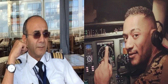محمد رمضان والطيار اشرف ابو اليسر
