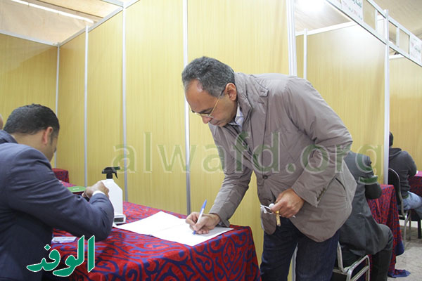هاني سري الدين يدلي بصوته في انتخابات رئاسة الوفد 2022.. صور