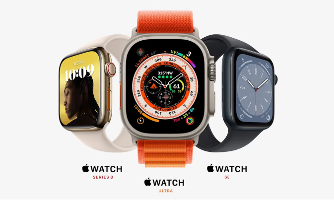 Apple Watch Series 8 و Apple Watch Ultra و Apple Watch SE