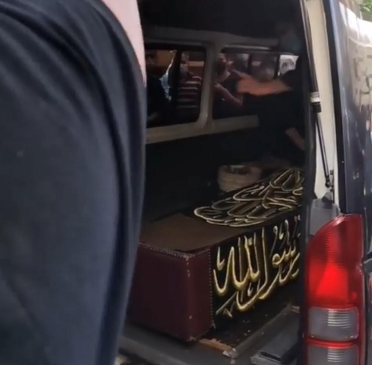 جثمان الراحل سمير غانم 