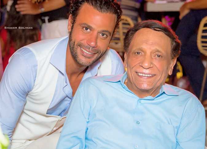 عادل إمام ونجله محمد 