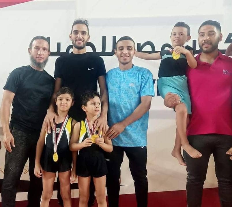 محمد حامد والبراء الحارث يفوزون بذهبية بطولة الجمهورية للجمباز