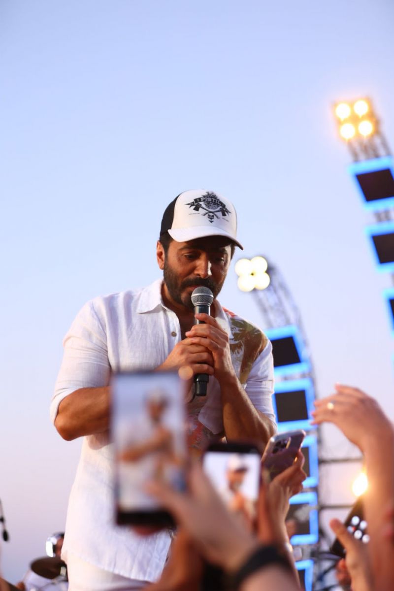 حفل تامر حسني في العلمين الجديدة