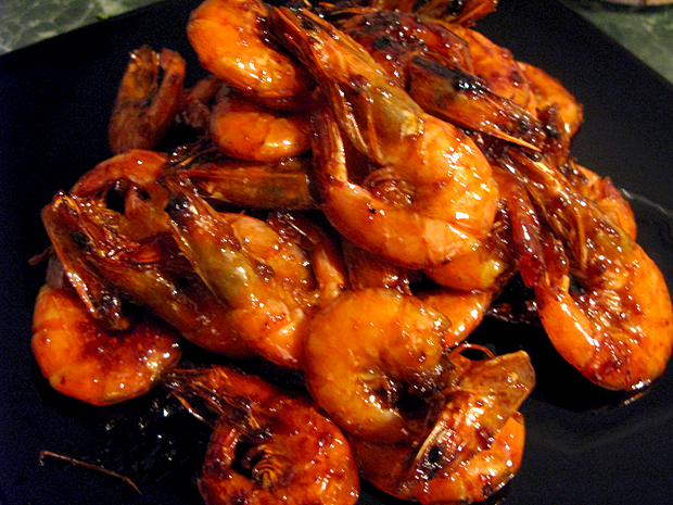 جمبري مشوي بصوص الفول السوداني التايلاندي