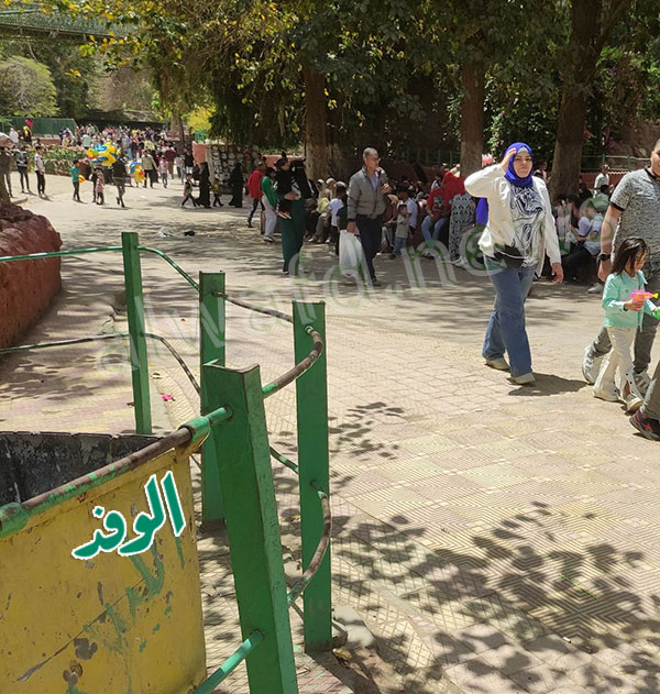 توافد المواطنون على حديقة الحيوان ثالث أيام عيد الفطر