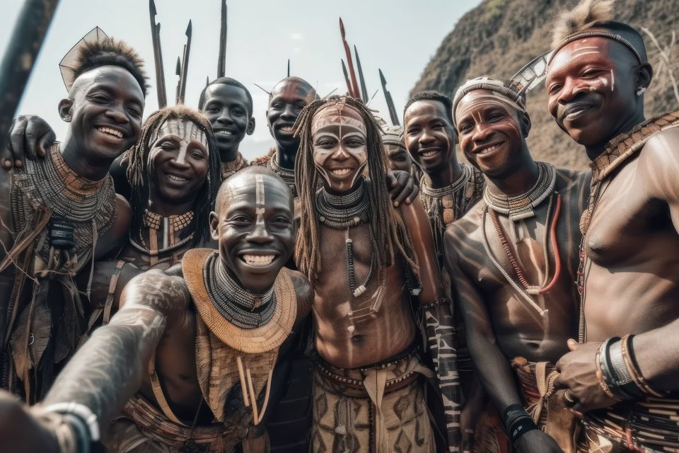 المحاربون القبليون الأفارقة القدامى