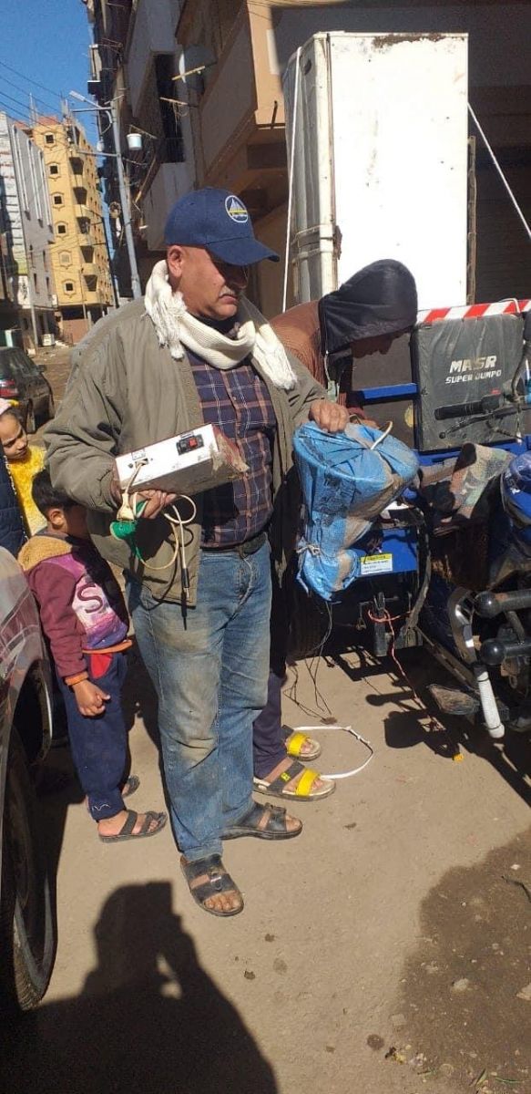 رئيس محلية فارسكور اثناء الحملة 