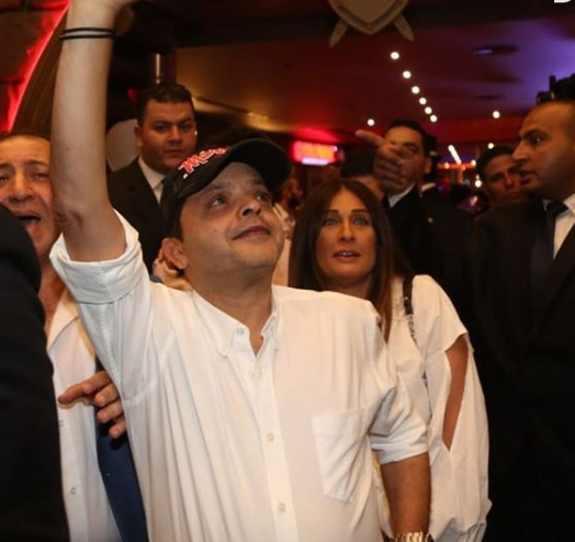 محمد هنيدي وزوجته
