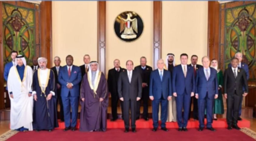 السيسي ورؤساء البرلمان العربي