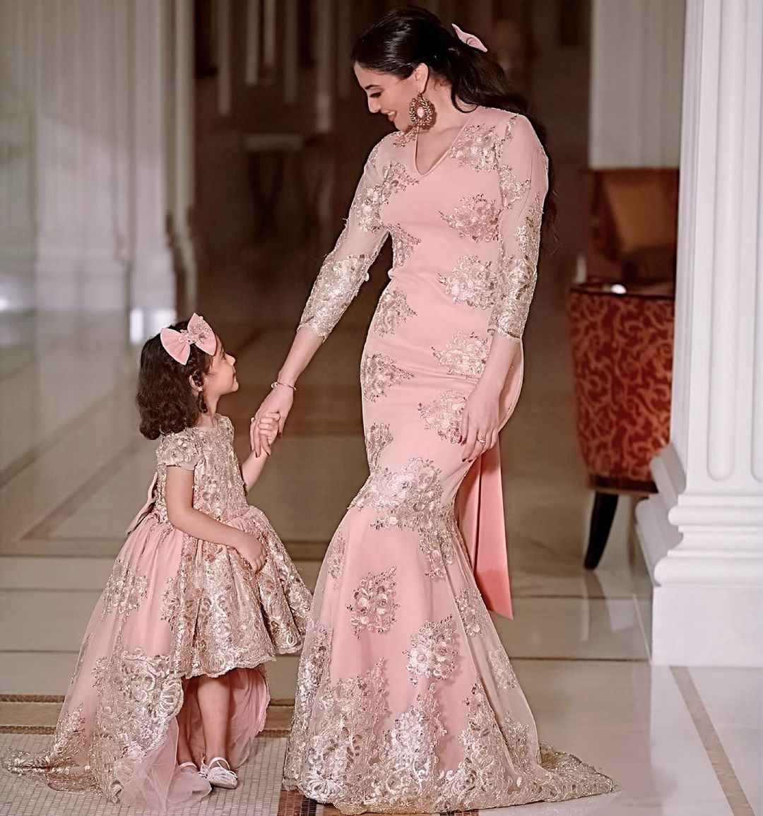 مريم حسين وابنتها