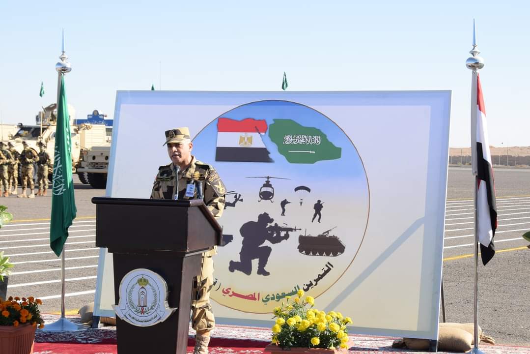 انطلاق فعاليات التدريب المصرى السعودى المشترك "تبوك – 5" بالسعودية