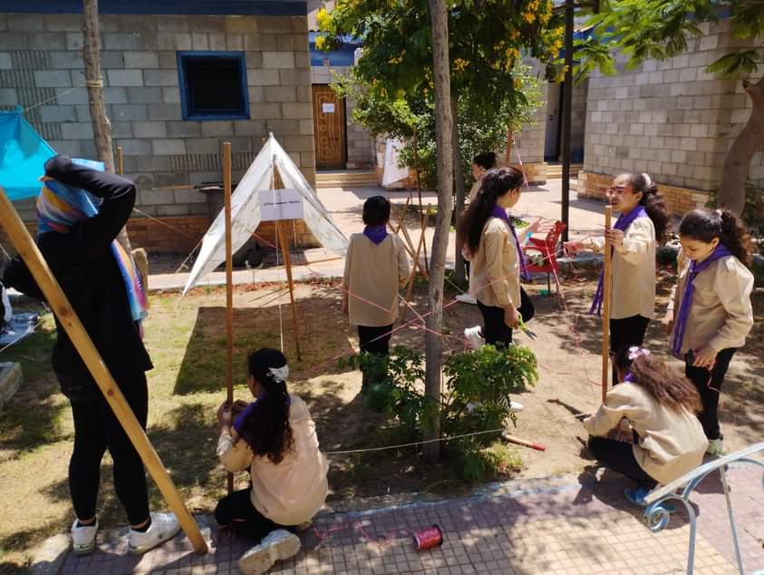 سوهاج تشارك في المخيم الكشفي لتنمية المهارات بأبو قير