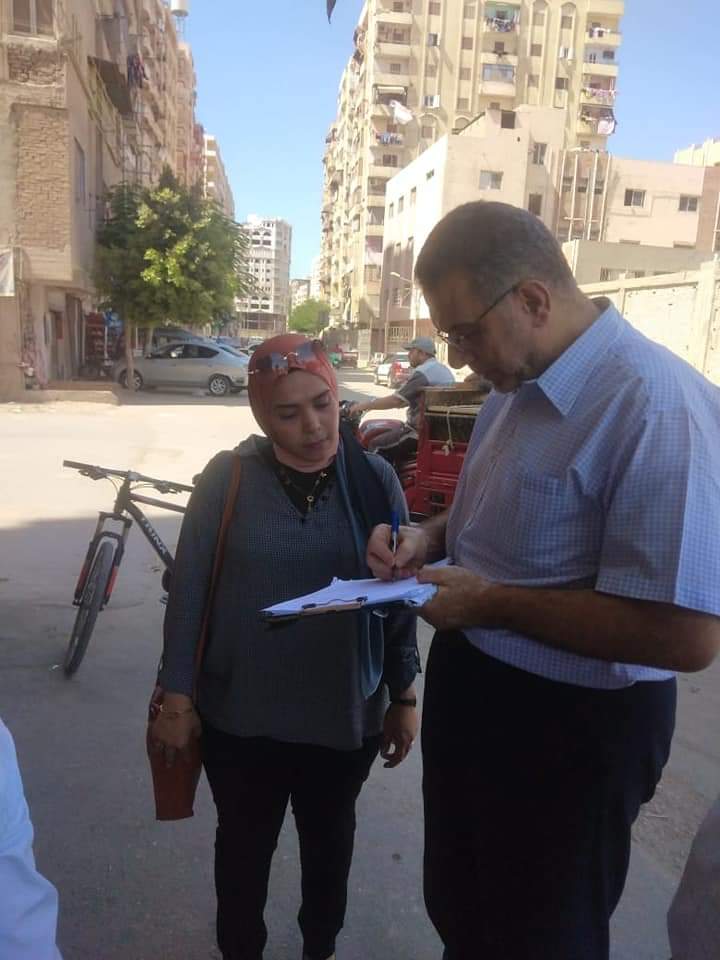 حملة تفتيشية على المنشآت الغذائية بمدينة المنصورة