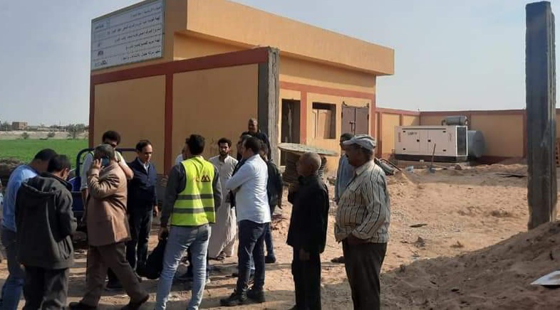 وفد مجلس الوزراء يتفقد مشروعات