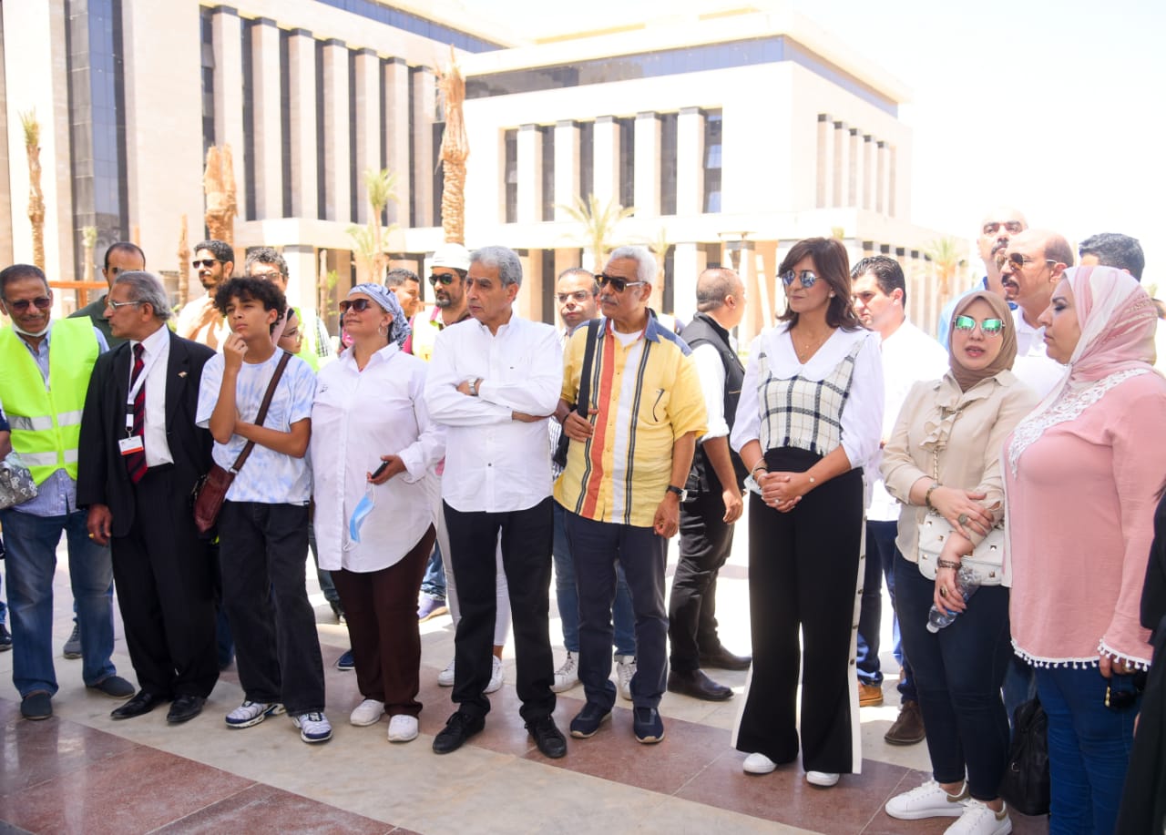 زيارة وفد وزارة الهجرة اليوم لمقر الوزارة بالعاصمة الإدارية