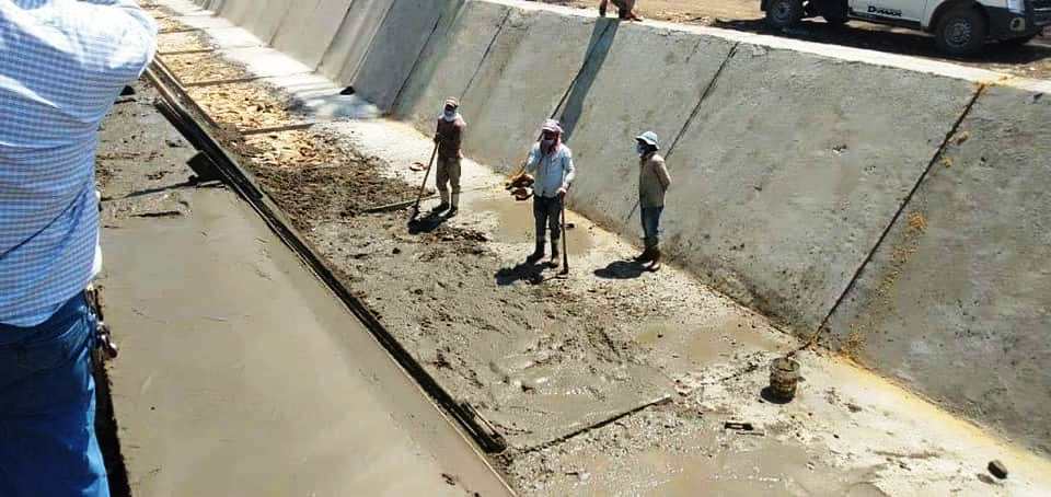  المشروع القومي لتبطين الترع بسوهاج