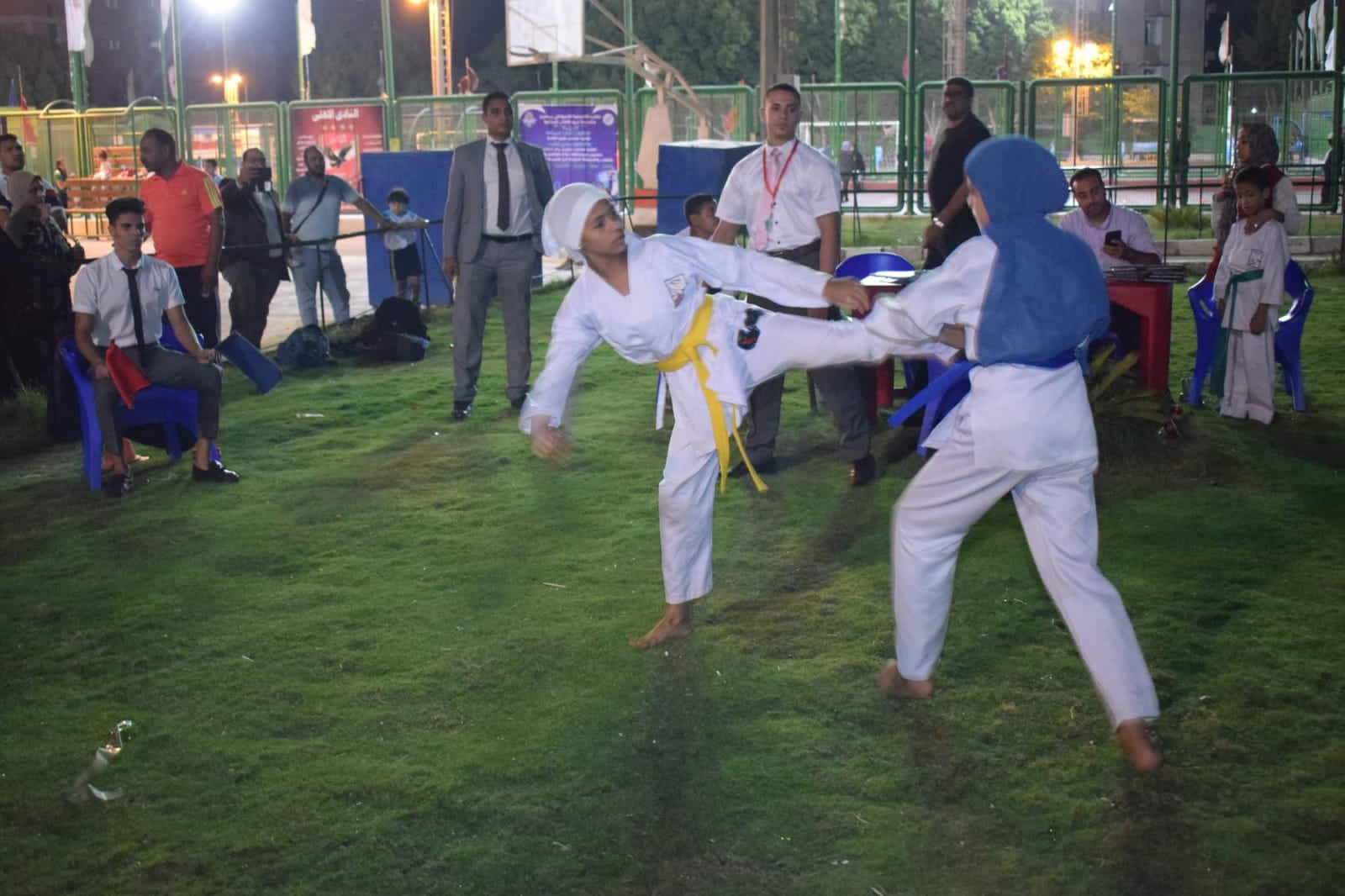 جامعة سوهاج تنظم بطولة تتشيطية في لعبة الكاراتيه "كاتا وكوميتية" بنين وبنات