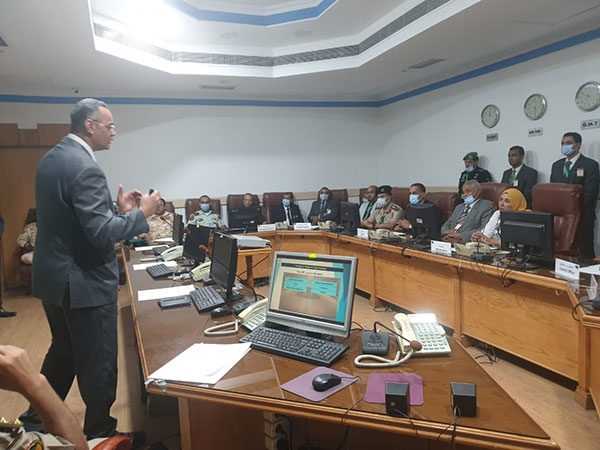 وفد أكاديمية ناصر العسكرية يتفقد مركز العمليات المتكامل IOCC بمصر للطيران